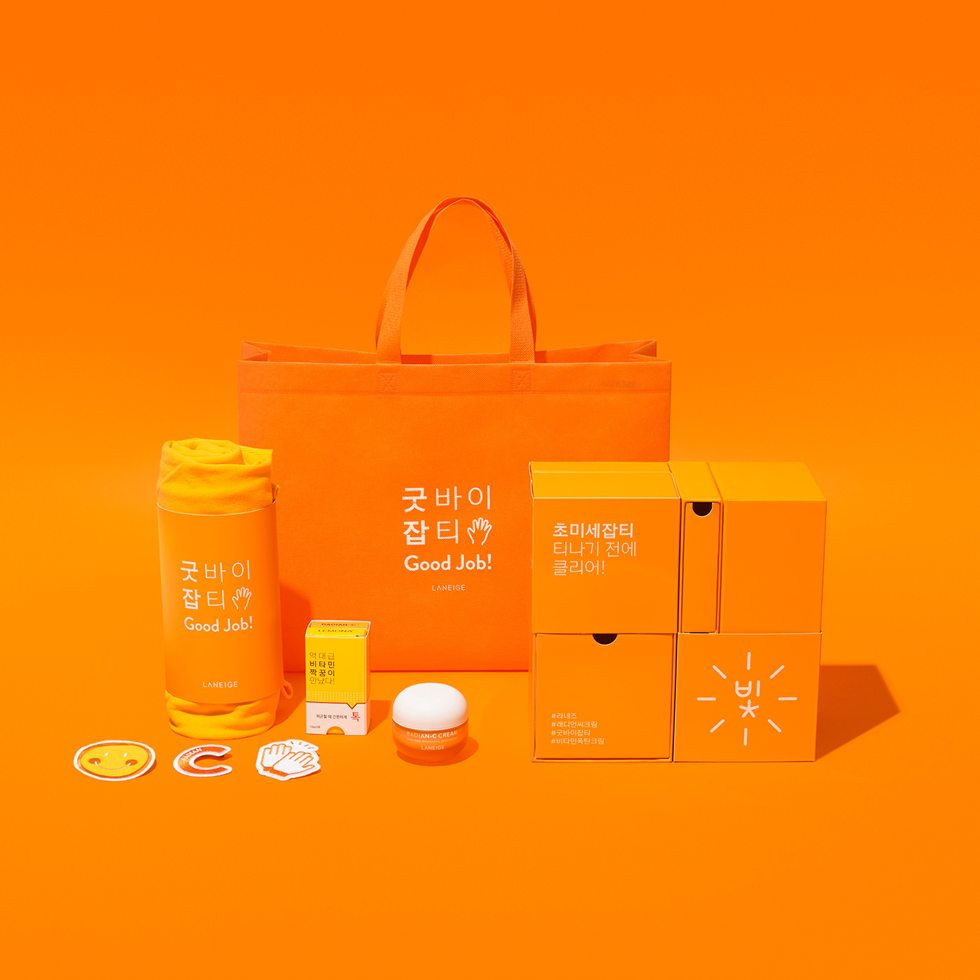 LANEIGE Radian C Cream Press Kit 蘭芝包裝設(shè)計(jì)