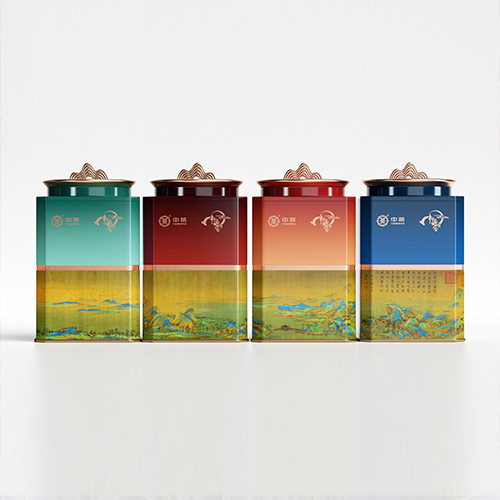 西林設(shè)計X中茶千山系列包裝設(shè)計【千里江山】