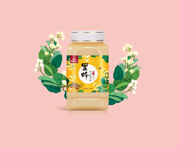 福壽大街牌黑蜂椴樹雪蜜包裝設(shè)計(jì)