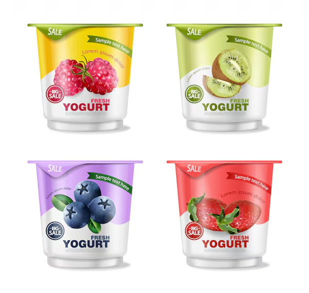 水果風味酸奶包裝設計