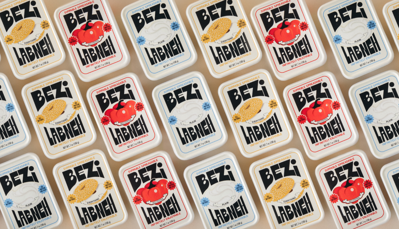 設計欣賞:Red Antler設計的Bezi酸奶包裝設計