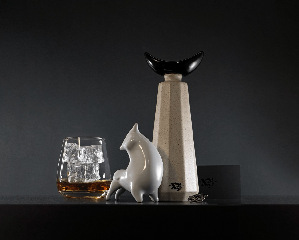 龍舌蘭酒紀念瓶設計：海伊工作室（Hi Estudio）設計的布拉米多（Bramido）龍舌蘭酒限量版酒瓶，致敬十年卓越歷程。