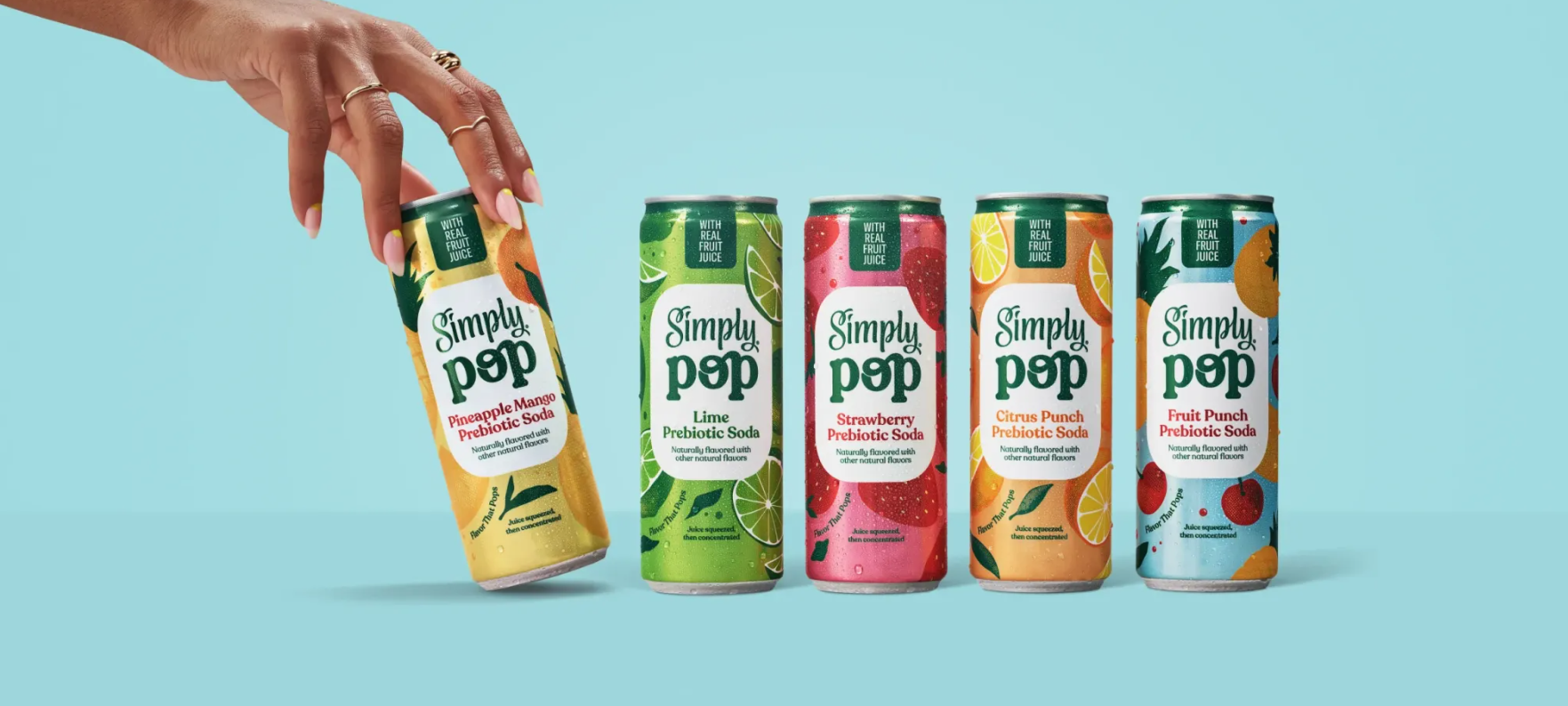 可口可樂推首款益生元汽水 Simply Pop，包裝設(shè)計有何亮點？