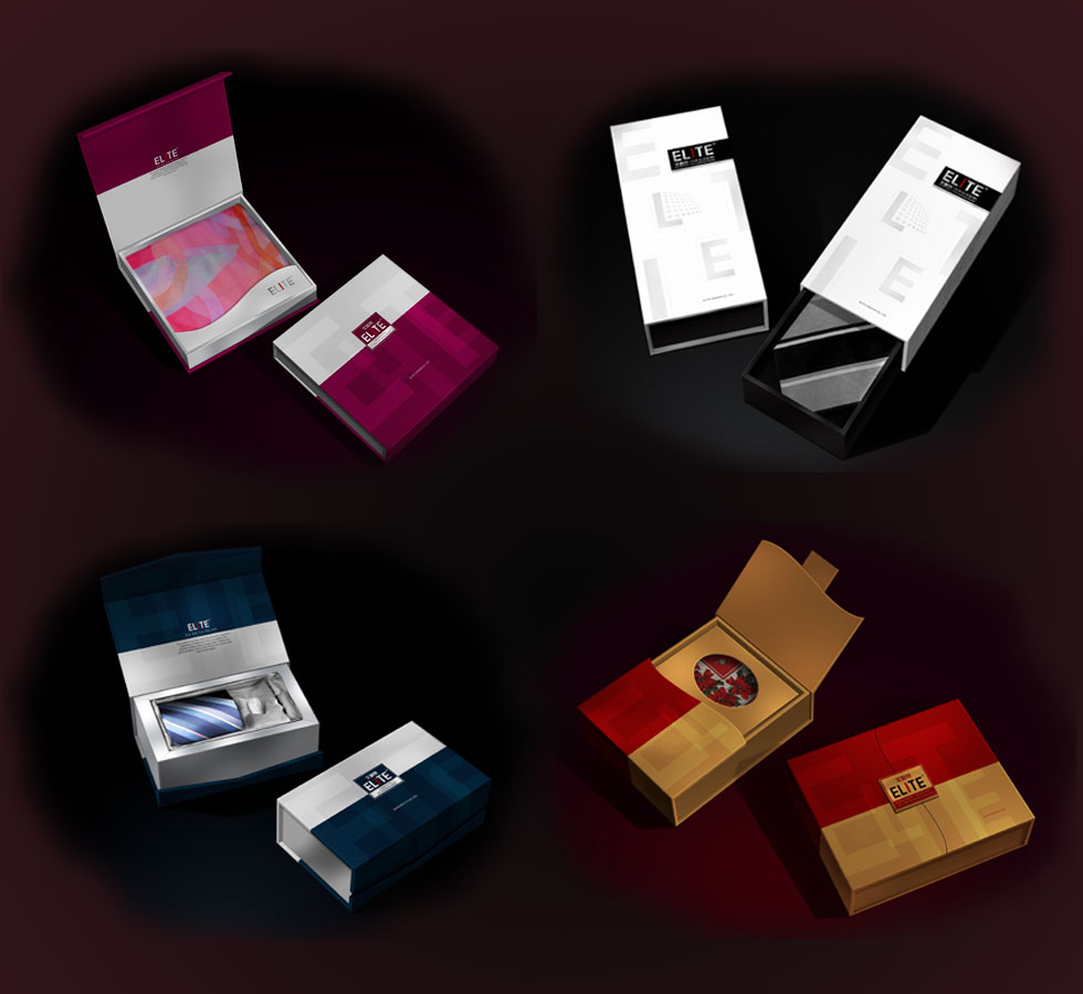 艾利特 領(lǐng)帶特色禮盒包裝設計